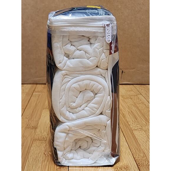 PACK OF 3 Polo Ralph Lauren Men Size 2XL BIG & TALL White Stretch V-NECK T-SHIRT - Picture 4 of 9